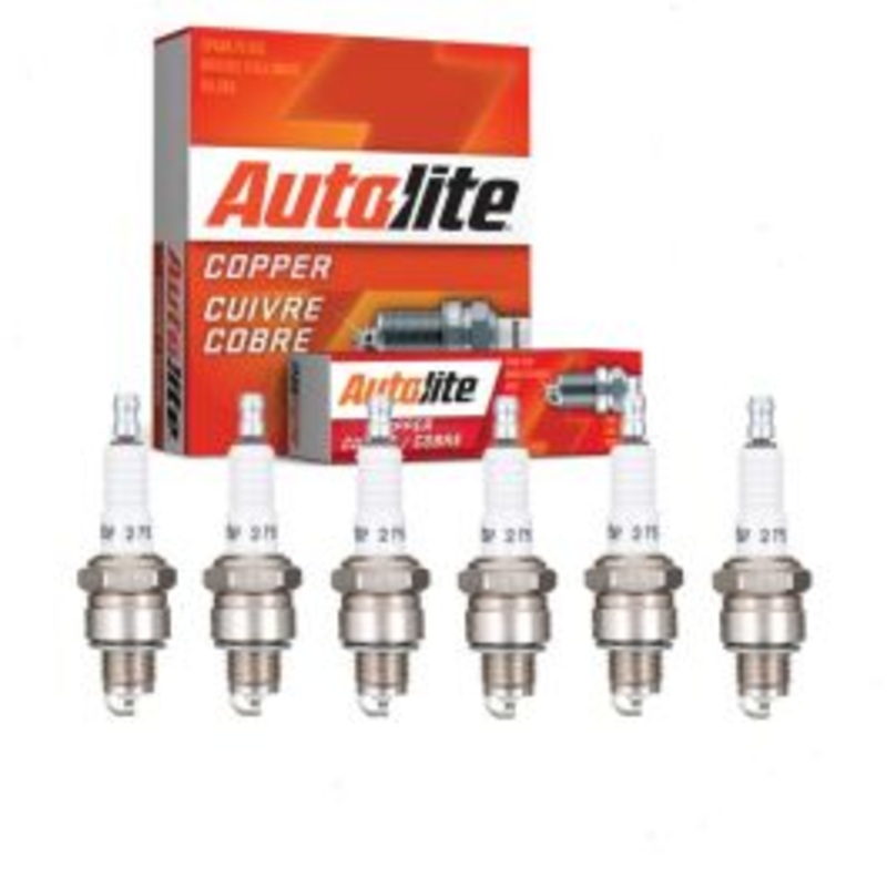 6 pc Autolite Copper Core Spark Plugs for 1963-1967 Jeep J-100 3.8L L6
