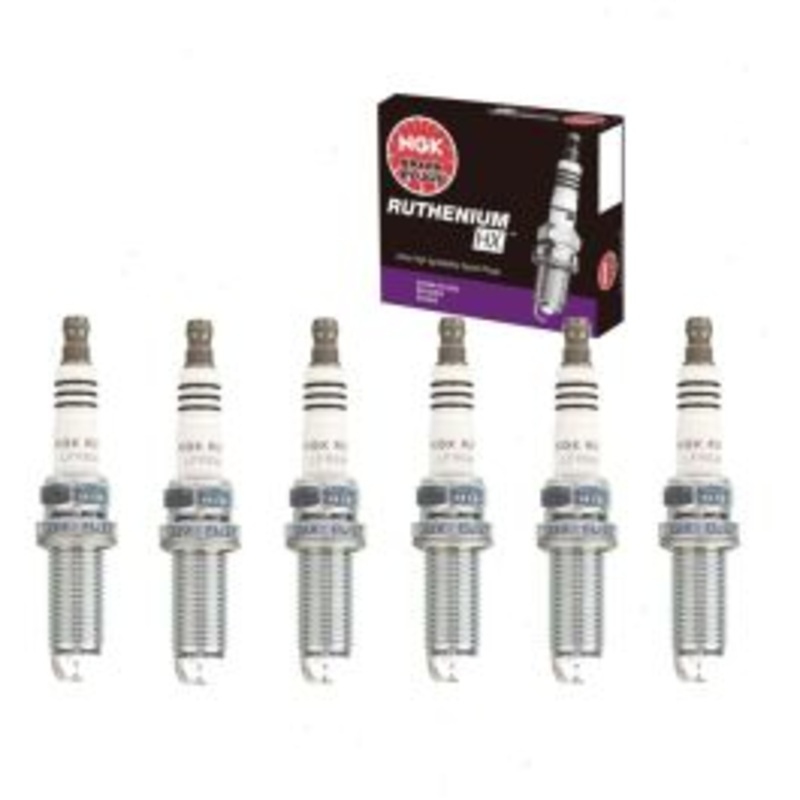 6 pc NGK Ruthenium HX Spark Plugs for 2008-2011 BMW 528i 3.0L L6