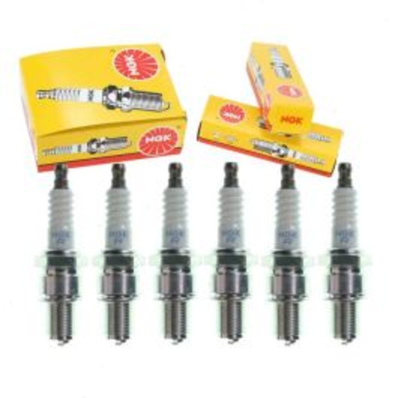 6 pc NGK Standard 6615 BR7ES SOLID Spark Plugs