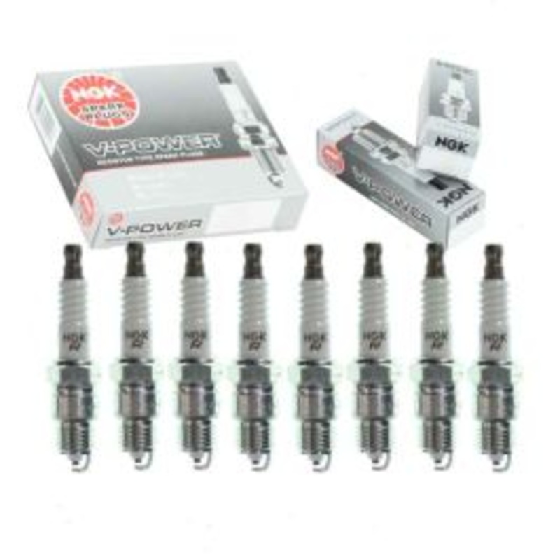 8 pc NGK V-Power Spark Plugs for 1970-1971 Chevrolet P20 Van 5.7L 7.4L V8