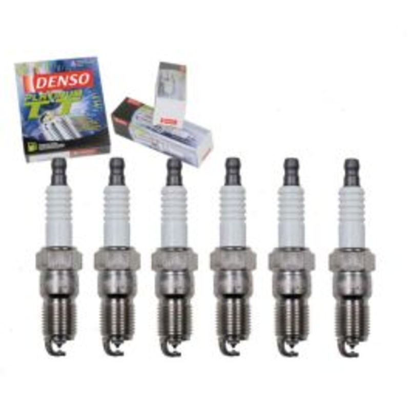 6 pc DENSO Platinum TT Spark Plugs for 1997-2002 Ford E-150 Econoline Club Wagon 4.2L V6