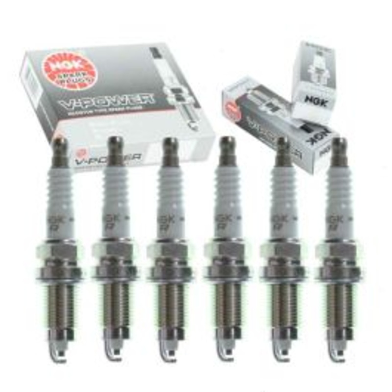 6 pc NGK V-Power Spark Plugs for 1980-1988 American Motors Eagle 4.2L L6