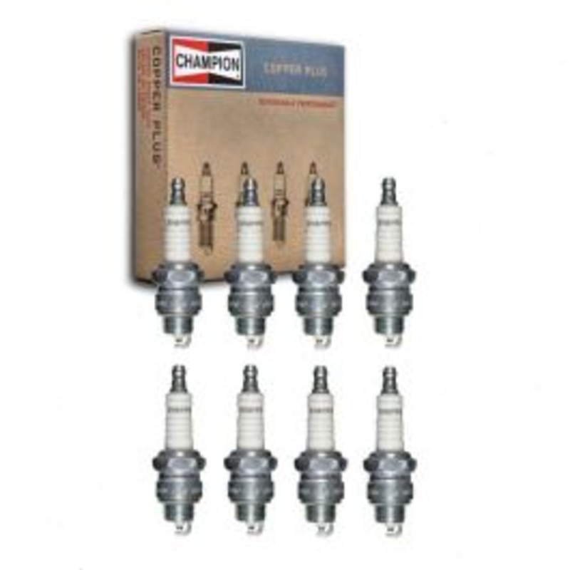 8 pc Champion Copper Plus Spark Plugs for 1961 Pontiac Ventura 6.9L V8