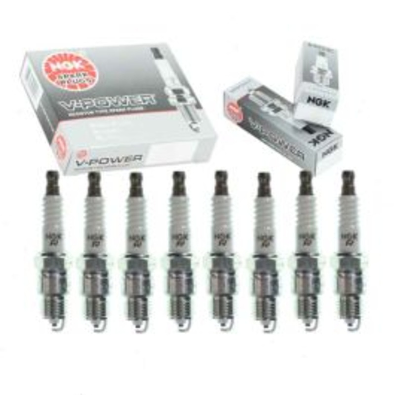 8 pc NGK V-Power Spark Plugs for 1971-1986 GMC Jimmy 5.0L 5.7L 6.6L V8