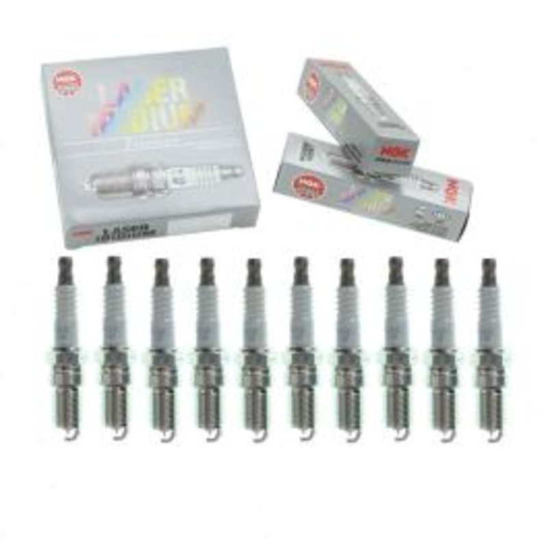 10 pc NGK Laser Iridium Spark Plugs for 2002 Ford E-550 Econoline Super Duty 6.8L V10