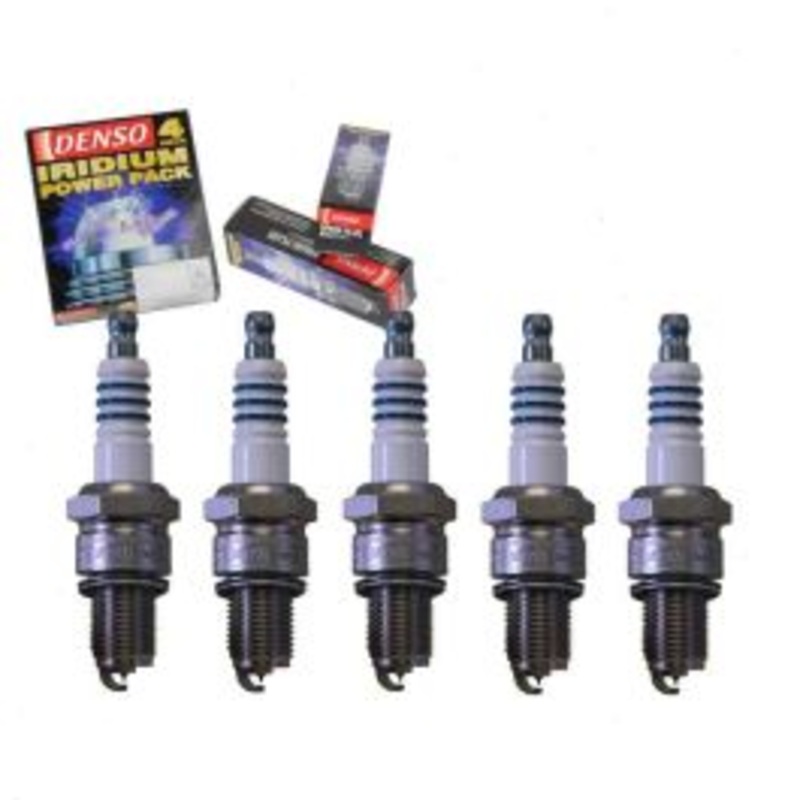 5 pc DENSO Iridium Power Spark Plugs for 1983-1985 Audi Quattro 2.2L L5