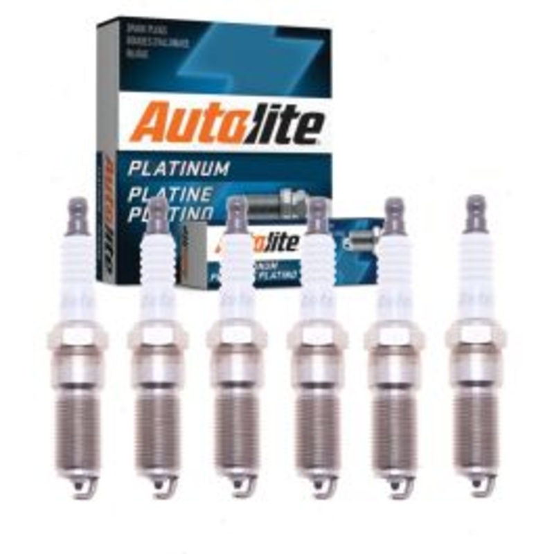 6 pc Autolite Platinum Spark Plugs for 2017 GMC Acadia Limited