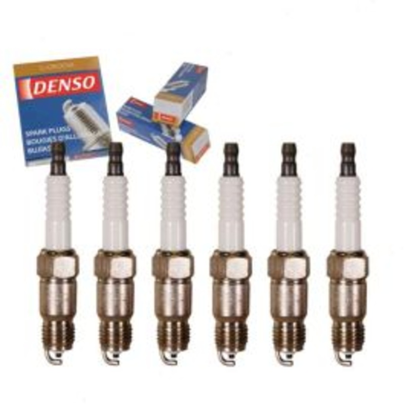 6 pc DENSO Standard U-Groove Spark Plugs for 1987 GMC R1500 4.3L V6