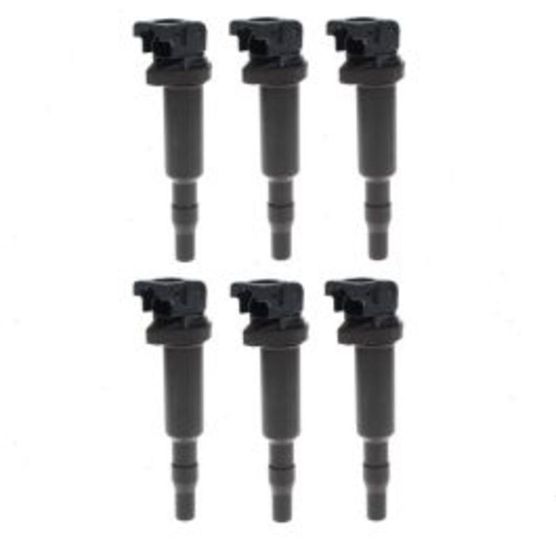 6 pc Hitachi Ignition Coils for 2003-2005 BMW 330xi 3.0L L6
