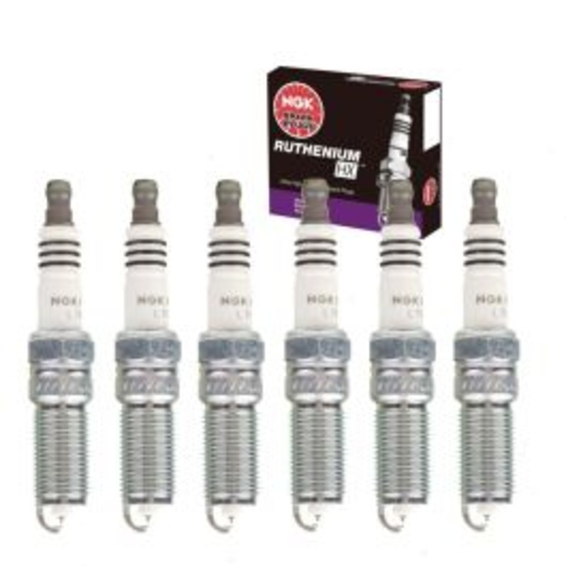 6 pc NGK Ruthenium HX Spark Plugs for 2015-2019 Ford Transit-250 3.5L V6