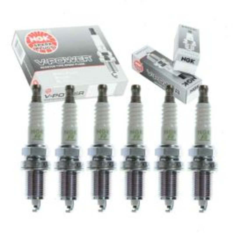 6 pc NGK V-Power Spark Plugs for 1997 Dodge B2500 3.9L V6
