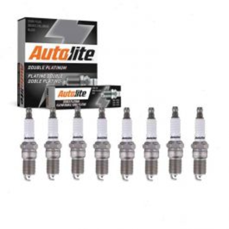 8 pc Autolite Double Platinum Spark Plug for 1996-2000 Chevrolet K3500 5.7L