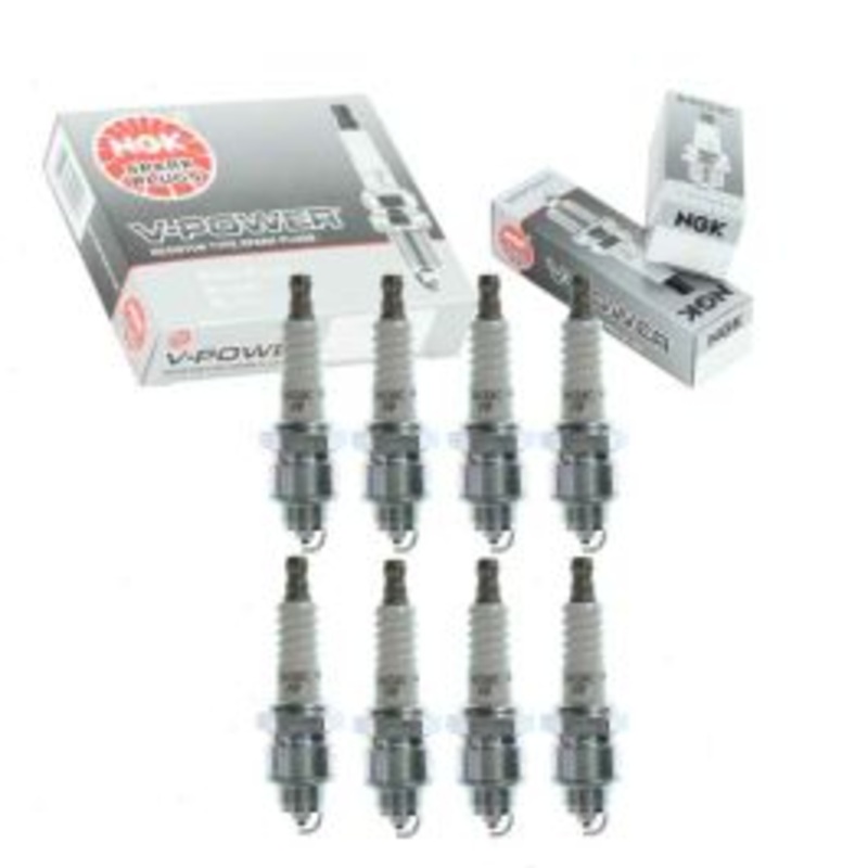 8 pc NGK V-Power Spark Plugs for 1965-1967 Buick Gran Sport 5.6L 6.6L V8