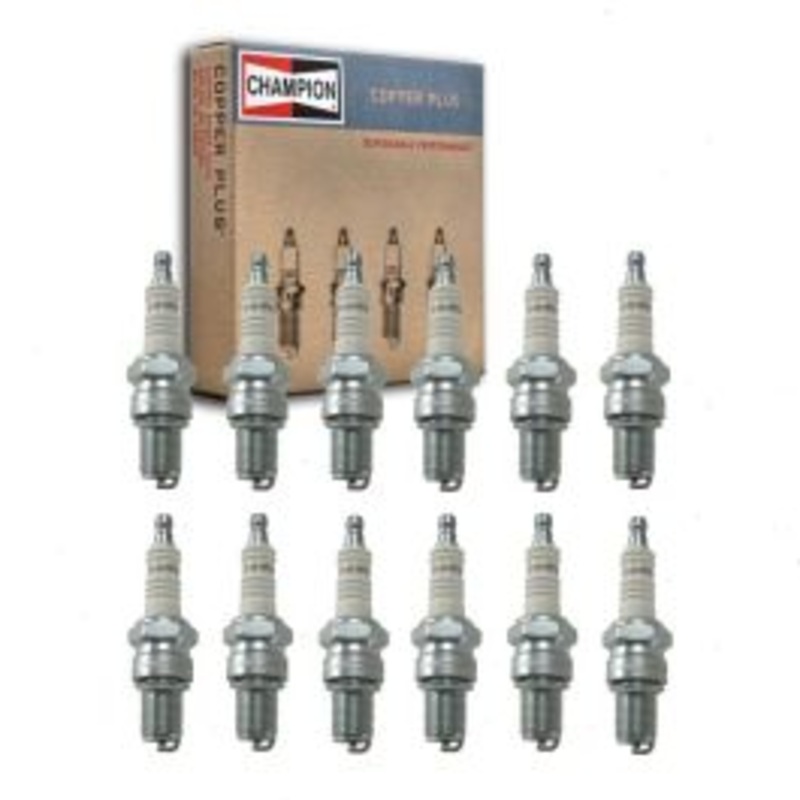 12 pc Champion Copper Plus Spark Plugs for 1941 Nash Ambassador