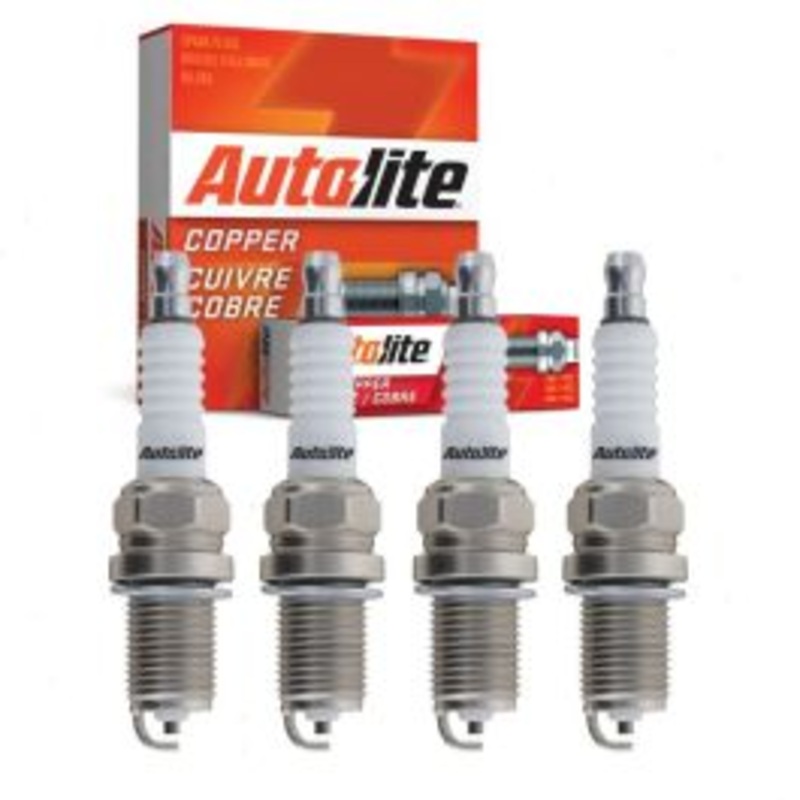 4 pc Autolite Copper Core Spark Plugs for 2001-2007 Toyota Highlander 2.4L L4