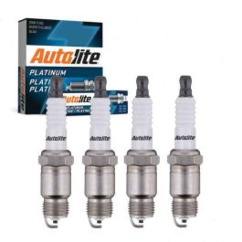 4 pc Autolite Platinum Spark Plug for 1976 Pontiac Astre