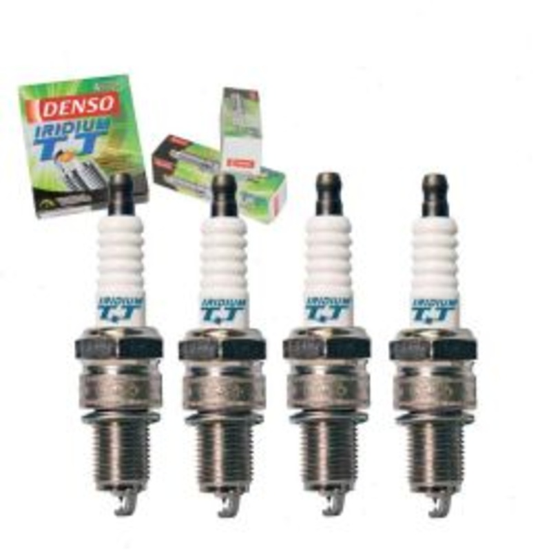 4 pc DENSO Iridium TT Spark Plugs for 1986-1994 Mazda 323 1.6L L4