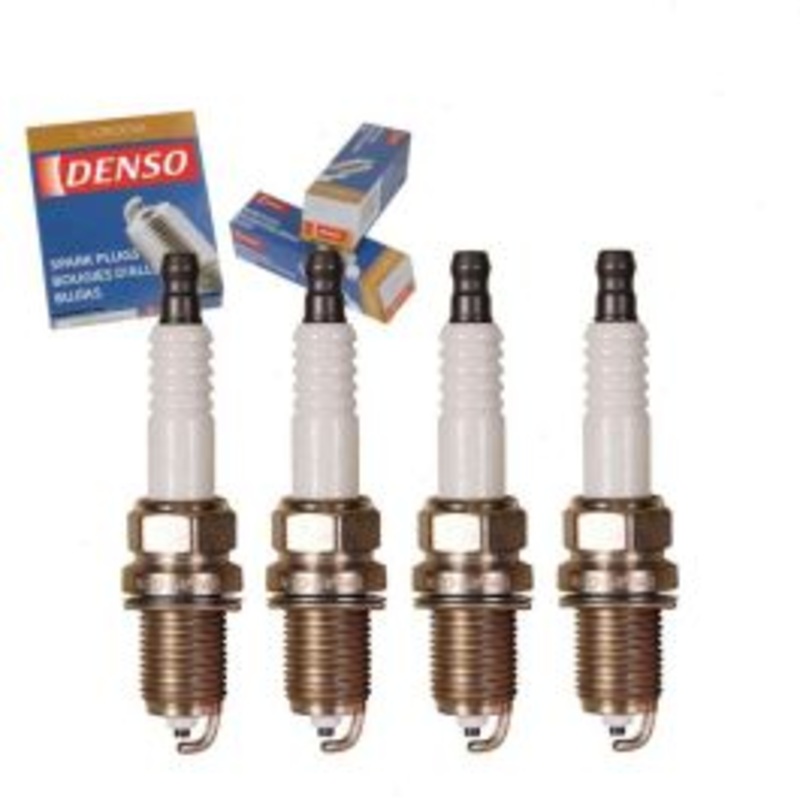 4 pc DENSO Standard U-Groove Spark Plugs for 1987-1989 Nissan Pulsar NX 1.6L 1.8L L4