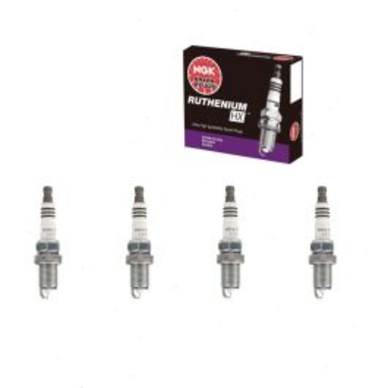 4 pc NGK Ruthenium HX Spark Plugs for 2013-2020 Buick Encore 1.4L L4