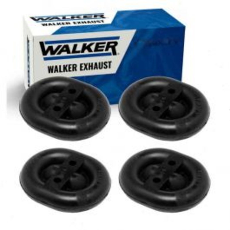 4 pc Walker Muffler Assm Exhaust System Hangers for 1985-1992 Volkswagen Jetta 1.6L L4