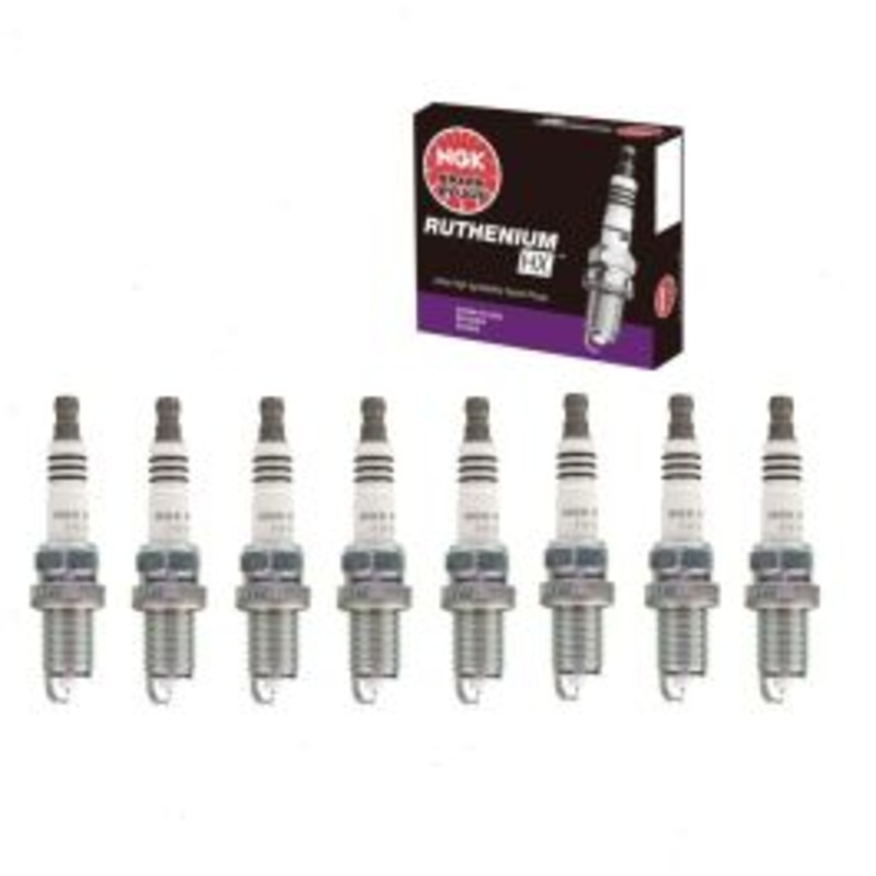 8 pc NGK Ruthenium HX Spark Plugs for 2005-2009 Jaguar Super V8 4.2L V8