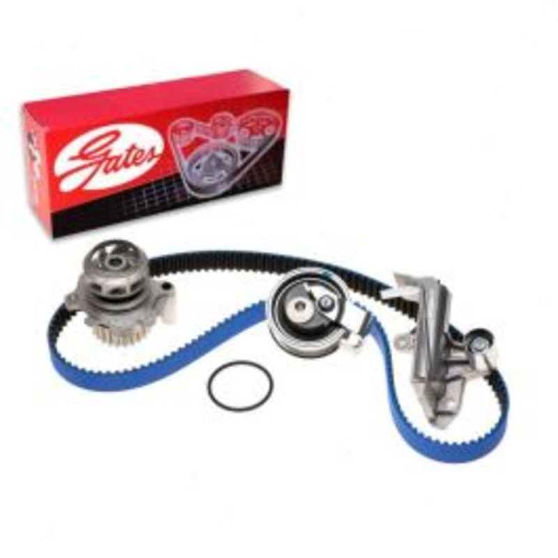 Gates RPM Timing Belt Kit with Water Pump for 1999-2006 Audi A4 1.8L L4