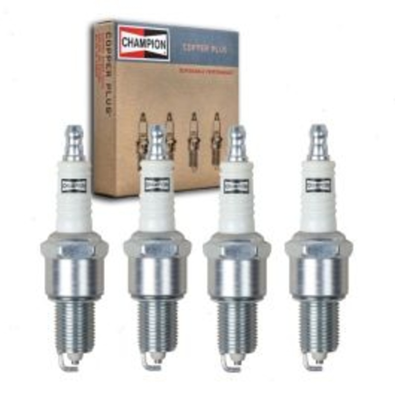 4 pc Champion Copper Plus Spark Plugs for 1962-1964 Ford Capri 1.3L 1.5L L4