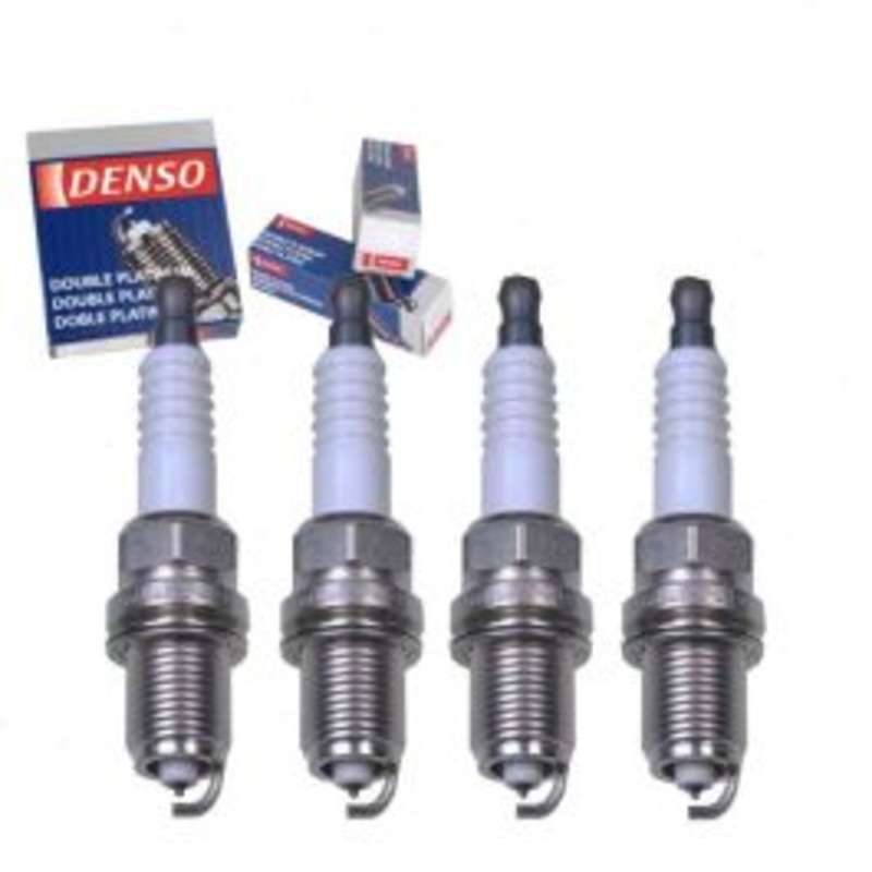 4 pc DENSO Double Platinum Spark Plugs for 2002-2003 Mazda Protege5 2.0L L4
