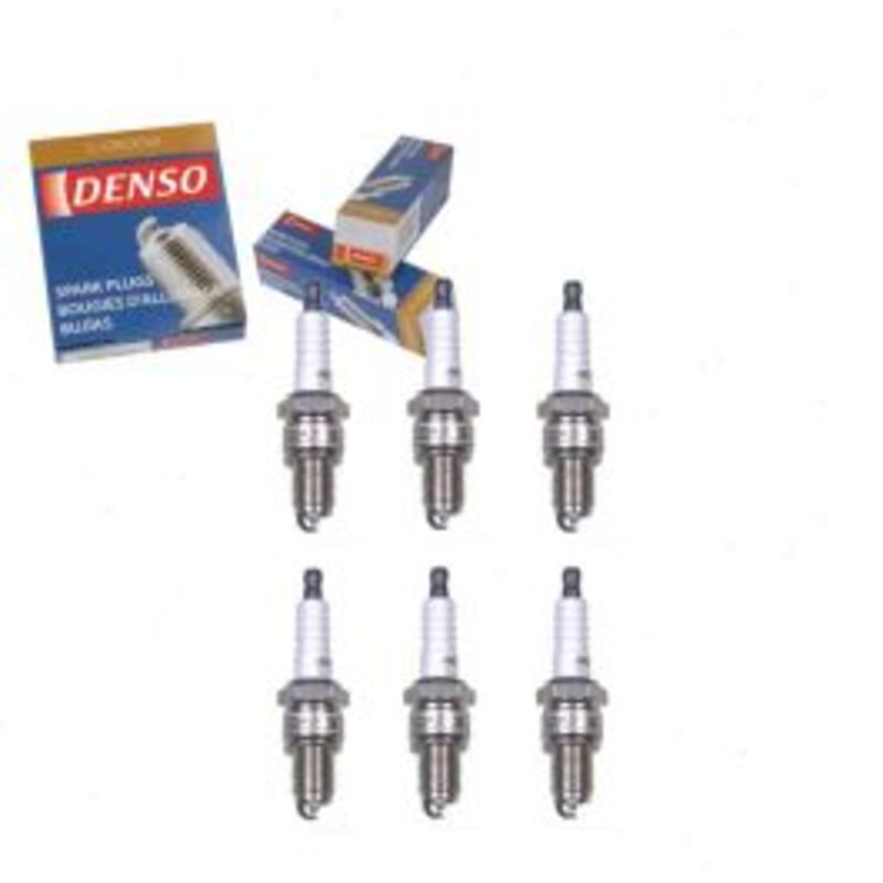 6 pc DENSO Standard U-Groove Spark Plugs for 1992-1994 Dodge Shadow 3.0L V6
