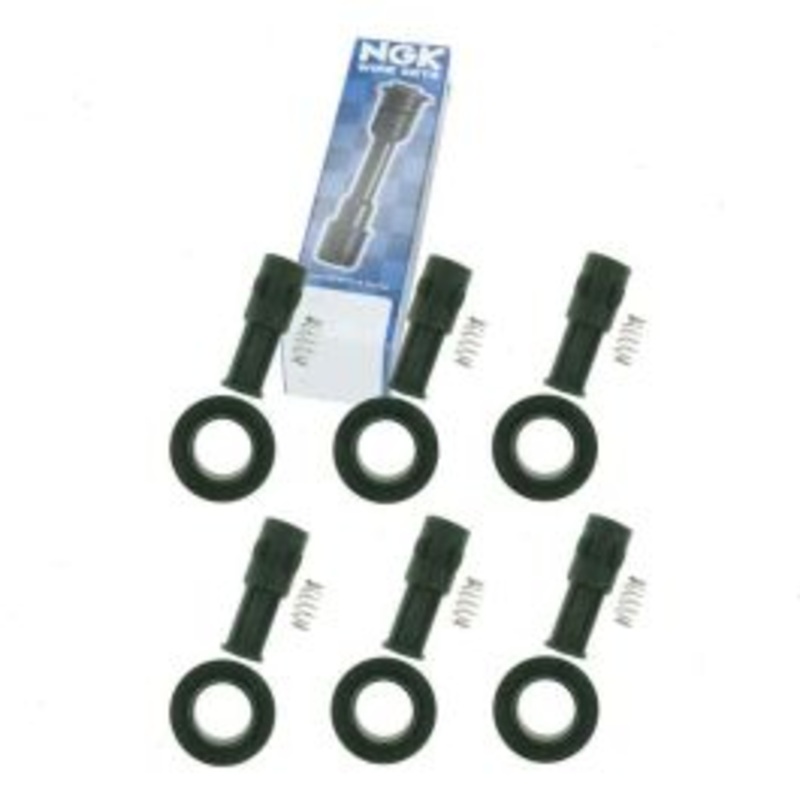 6 pc NGK Ignition Coil Boots for 2004-2006 Buick Rendezvous 3.6L V6