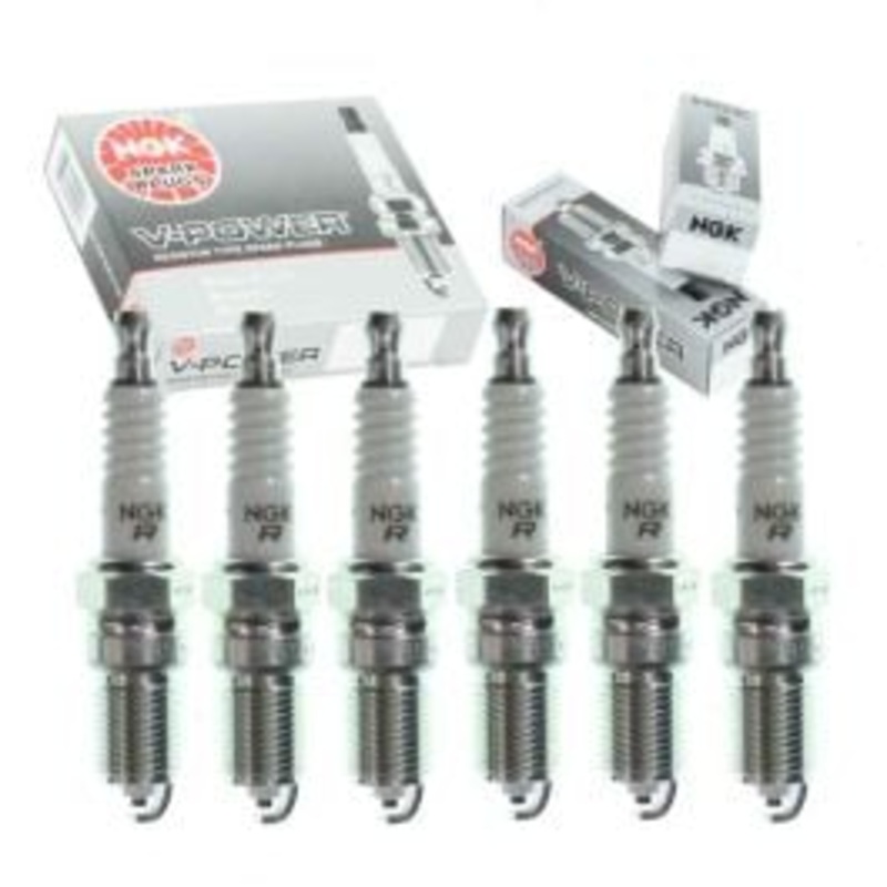 6 pc NGK V-Power Spark Plugs for 1983 Ford LTD 3.8L V6