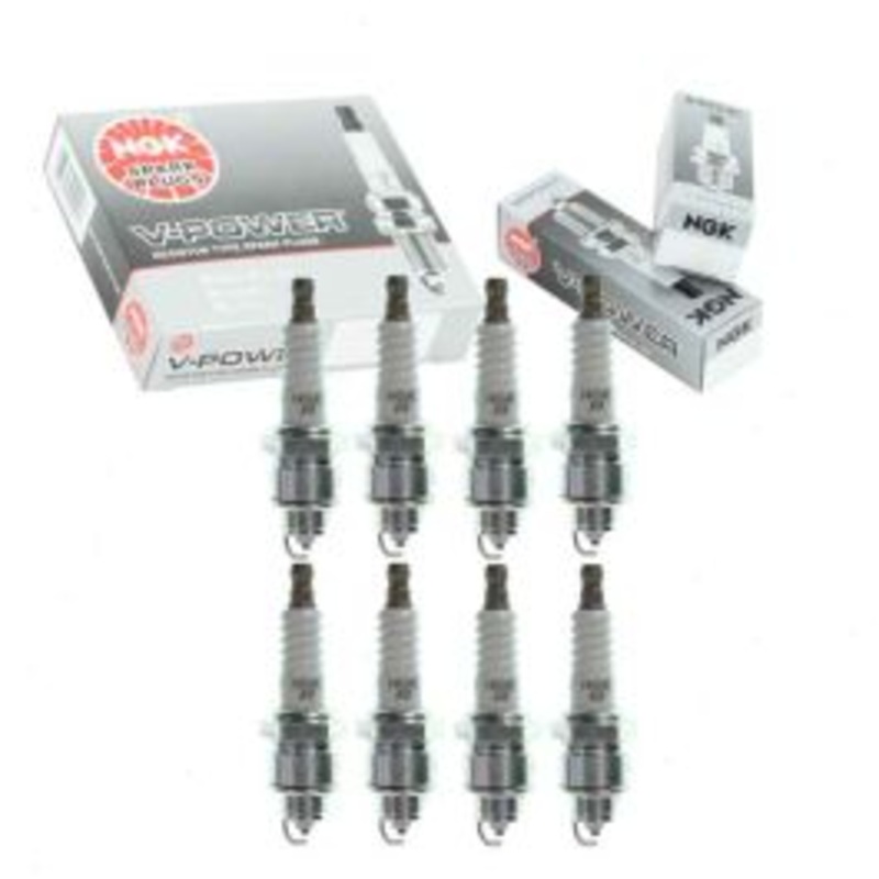 8 pc NGK V-Power Spark Plugs for 1977 Buick Regal 5.7L V8