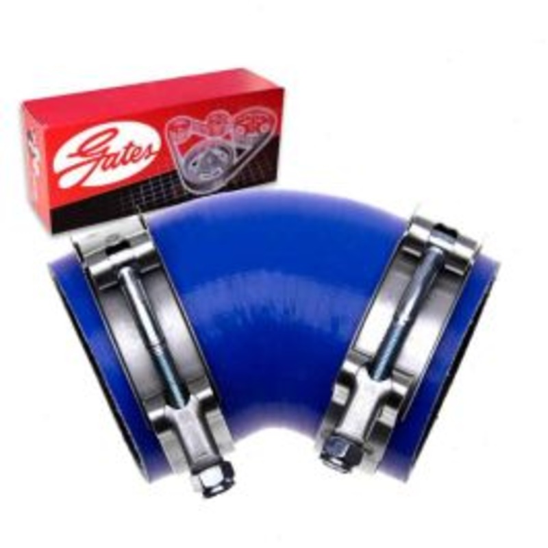 Gates Turbocharger to Pipe Hot Side Turbocharger Intercooler Hose Kit for 2004-2010 Ford E-350 Super Duty 6.0L V8