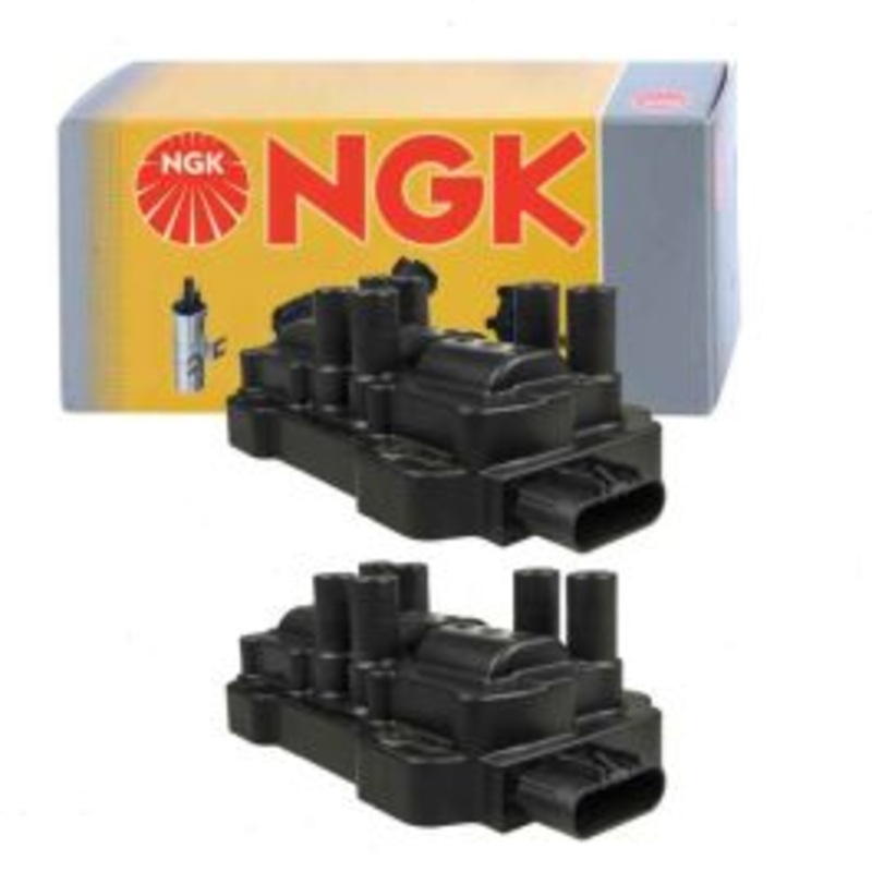 2 pc NGK 48714 U2081 Ignition Coils