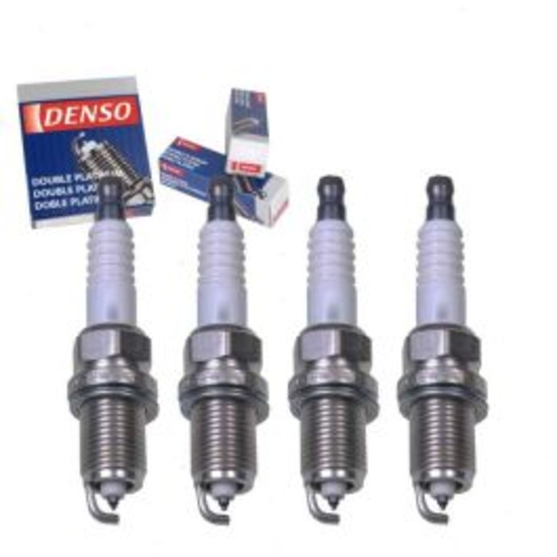 4 pc DENSO Double Platinum Spark Plugs for 1992-2001 Honda Prelude 2.2L 2.3L L4