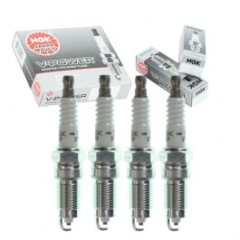 4 pc NGK V-Power Spark Plugs for 1991-1999 Mercury Tracer 1.9L 2.0L L4
