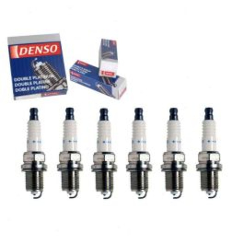 6 pc DENSO Double Platinum 3005 PQ16R Spark Plugs