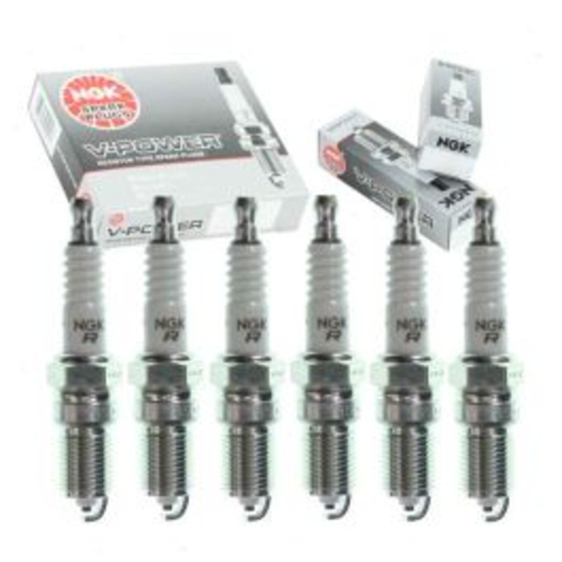 6 pc NGK V-Power Spark Plugs for 1985-1987 Pontiac Grand Am 3.0L V6