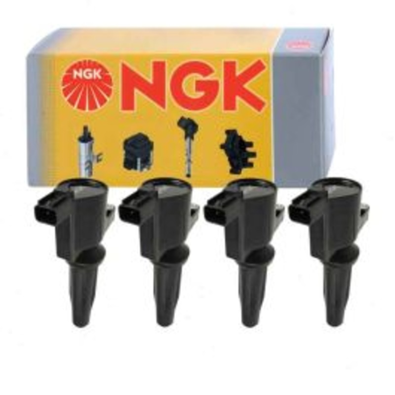 4 pc NGK Ignition Coils for 2014-2019 Ford Transit Connect 2.5L L4