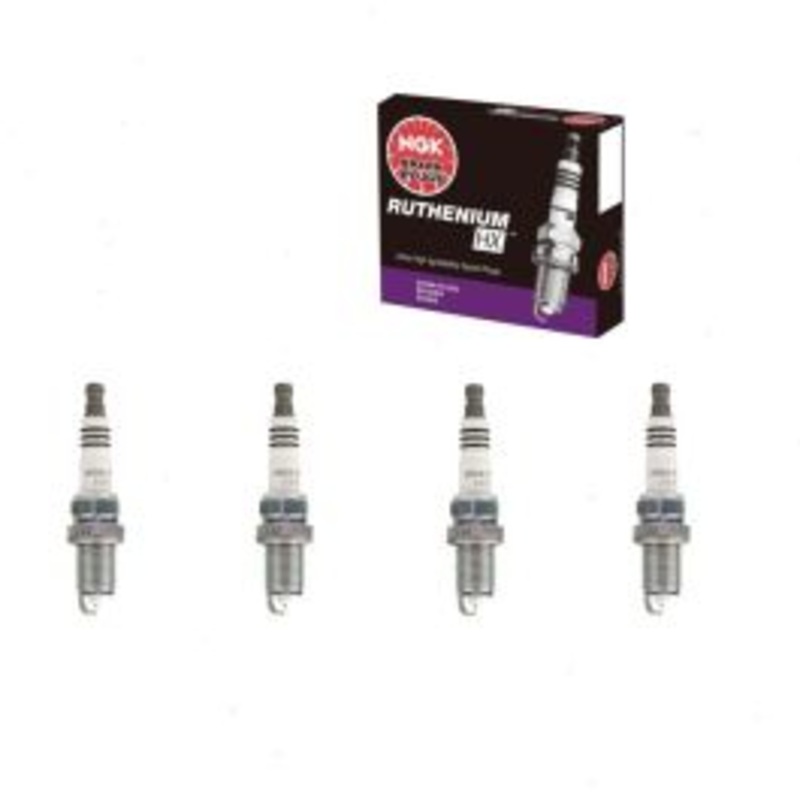 4 pc NGK Ruthenium HX Spark Plugs for 2002-2006 Acura RSX 2.0L L4