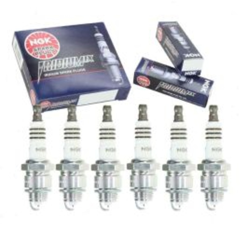 6 pc NGK Iridium IX Spark Plugs for 1969-1970 International 1200D 3.9L L6