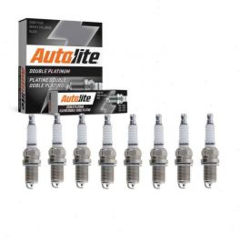 8 pc Autolite Double Platinum Spark Plug for 1992-1994 Dodge B150 5.2L V8