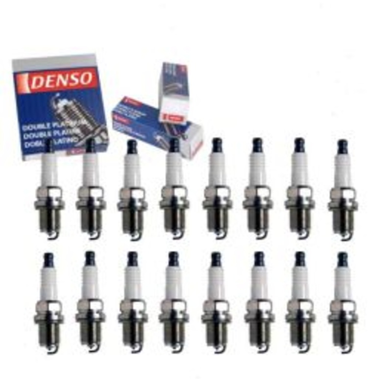 16 pc DENSO Double Platinum Spark Plugs for 2007 Mercedes-Benz R500 5.0L V8
