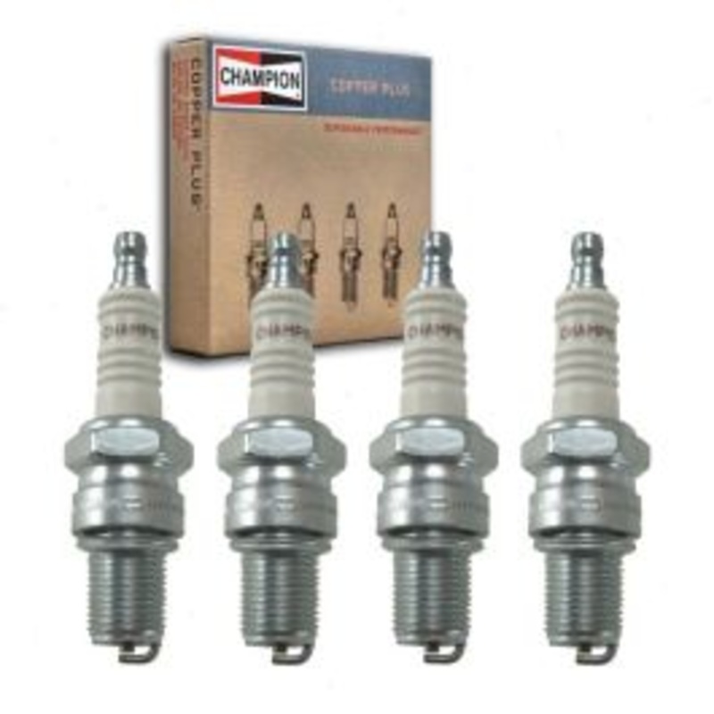 4 pc Champion Copper Plus Spark Plugs for 1959-1962 Austin A40 0.9L L4