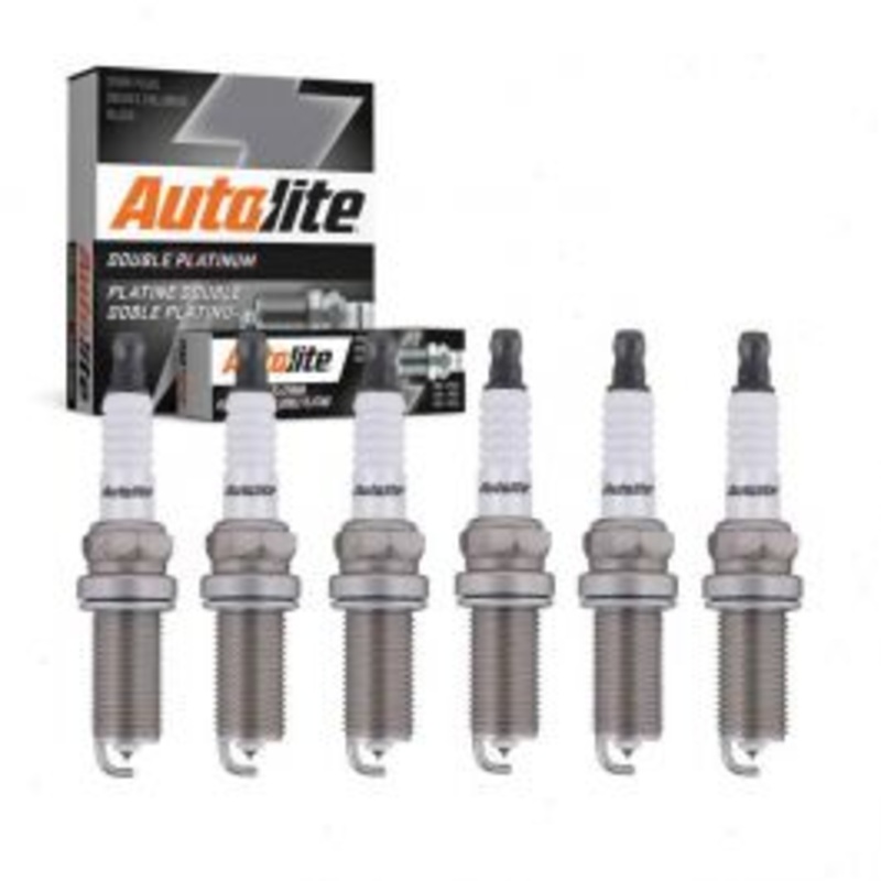 6 pc Autolite Double Platinum APP5324 Spark Plug