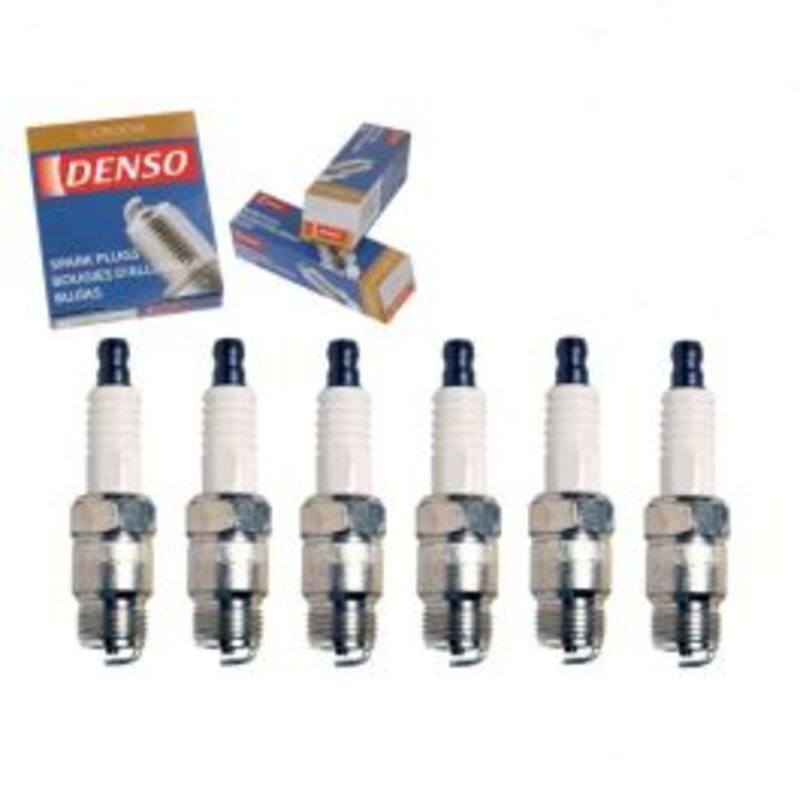 6 pc DENSO Standard U-Groove Spark Plugs for 1973-1974 Chevrolet P10 Van 4.1L L6