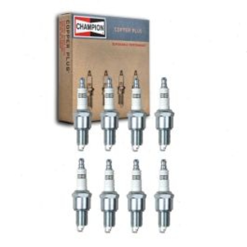 8 pc Champion Copper Plus Spark Plugs for 1956 Packard Executive 5.8L V8