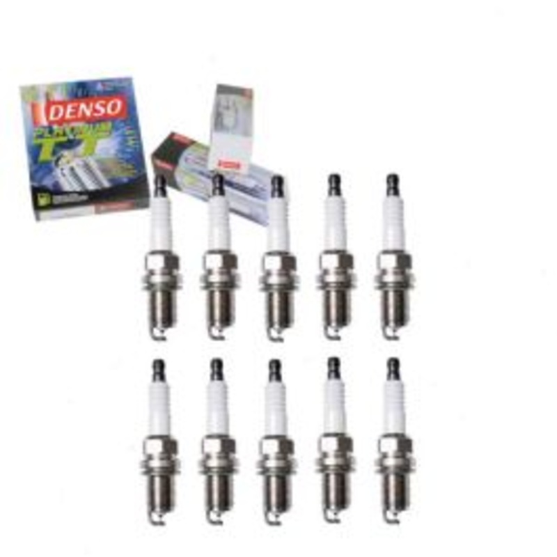 10 pc DENSO Platinum TT Spark Plugs for 2010-2012 Audi R8 5.2L V10