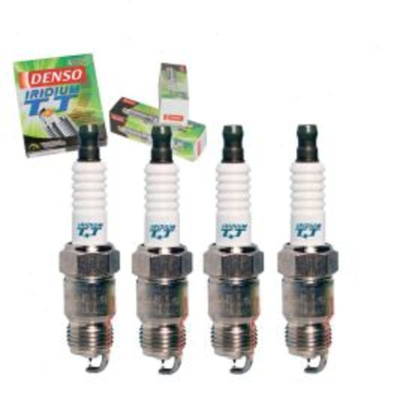 4 pc DENSO Iridium TT Spark Plugs for 1982-1986 Cadillac Cimarron 1.8L 2.0L L4