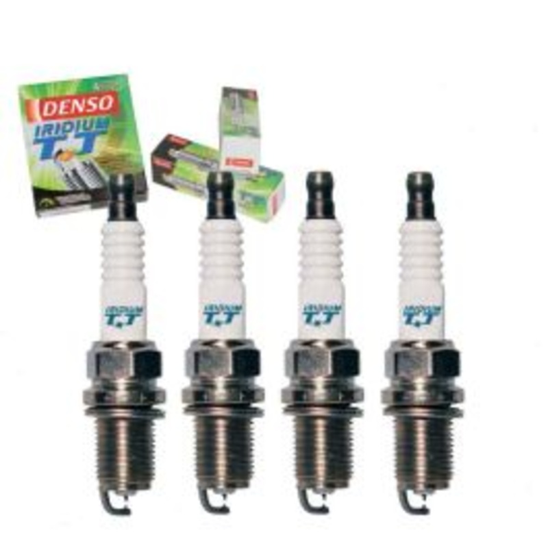 4 pc DENSO Iridium TT Spark Plugs for 1999-2002 Saturn SC2 1.9L L4